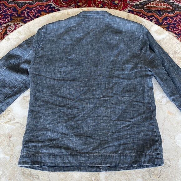 Five Four 100% Linen Chicago Flight Bomber Jacket - Picture 7 of 10